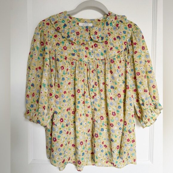 Size medium DÔEN Prairie Top - Tasha Garden Print - Picture 3 of 10